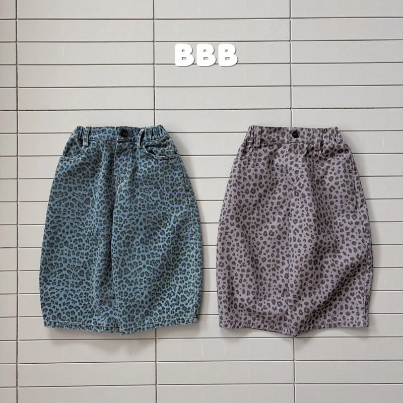 Bella Bambina - Korean Children Fashion - #fashionkids - Leopard Denim Pants