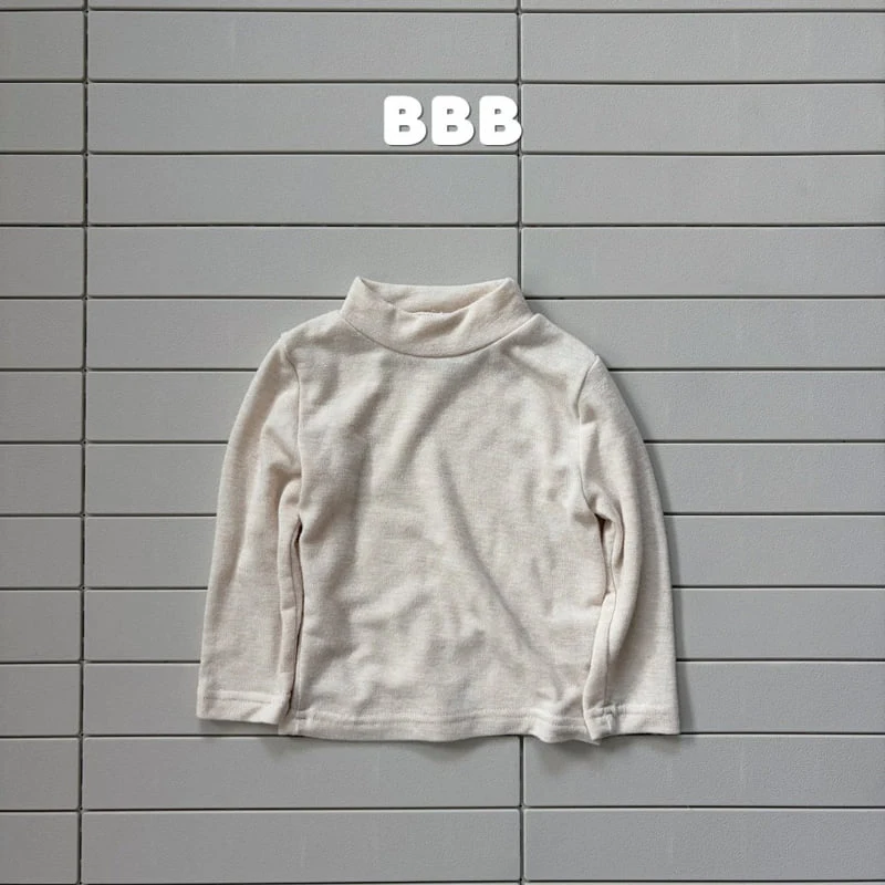 Bella Bambina - Korean Children Fashion - #kidsshorts - Solid Half Turtleneck Tee - 6
