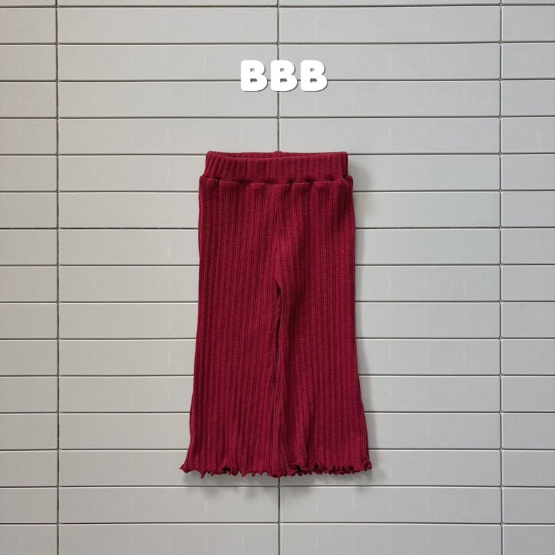Bella Bambina - Korean Children Fashion - #kidsshorts - Rib Bootscut Pants - 5