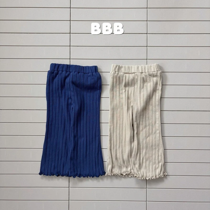 Bella Bambina - Korean Children Fashion - #kidsshorts - Slim Bootscut Pants