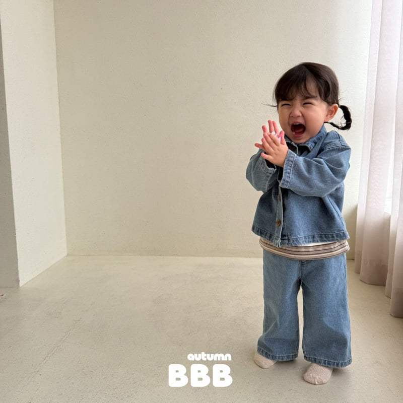Bella Bambina - Korean Children Fashion - #kidsstore - Dun Denim Half Jacket - 8