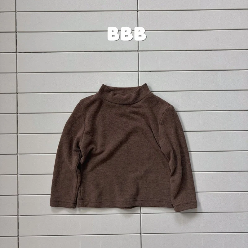 Bella Bambina - Korean Children Fashion - #kidsstore - Solid Half Turtleneck Tee - 7