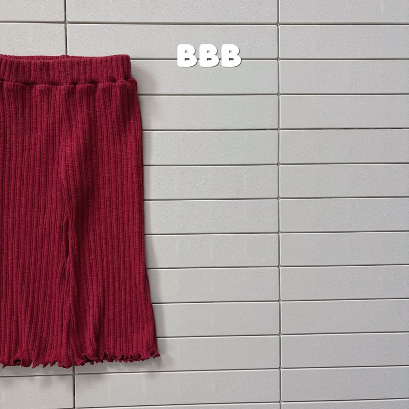Bella Bambina - Korean Children Fashion - #kidsstore - Rib Bootscut Pants - 6