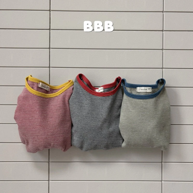 Bella Bambina - Korean Children Fashion - #kidsstore - Ttaro Stripe Tee - 3