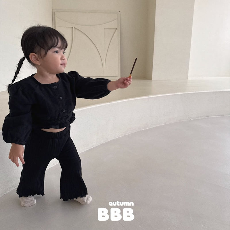 Bella Bambina - Korean Children Fashion - #kidzfashiontrend - Rib Bootscut Pants - 7