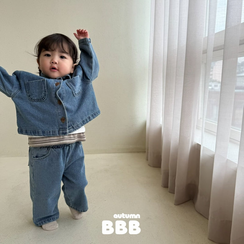 Bella Bambina - Korean Children Fashion - #littlefashionista - Dun Denim Half Jacket - 11