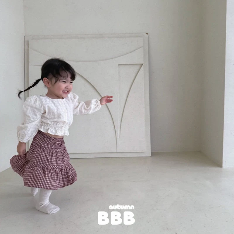 Bella Bambina - Korean Children Fashion - #littlefashionista - Check Skirt - 9