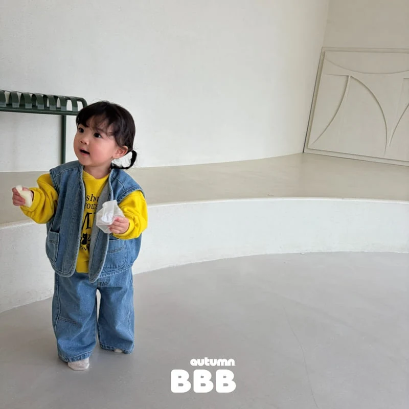 Bella Bambina - Korean Children Fashion - #magicofchildhood - Loose Denim Vest - 11