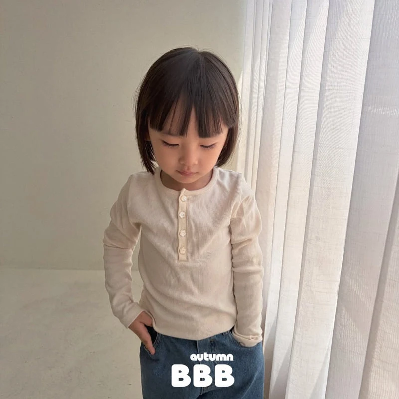 Bella Bambina - Korean Children Fashion - #minifashionista - Button Basic Tee - 9