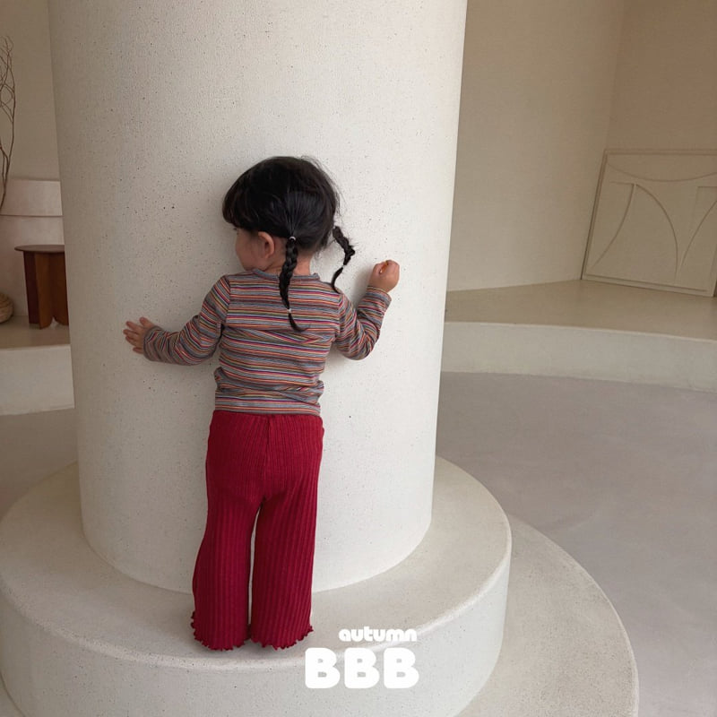 Bella Bambina - Korean Children Fashion - #prettylittlegirls - Rib Bootscut Pants - 12