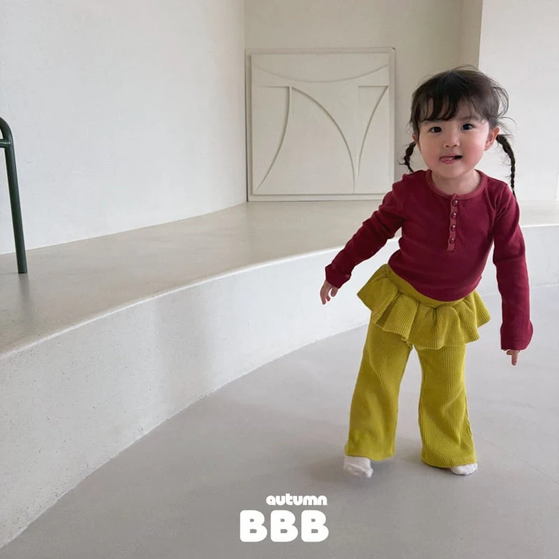 Bella Bambina - Korean Children Fashion - #prettylittlegirls - Button Basic Tee - 10