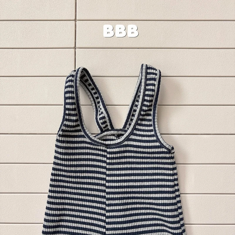 Bella Bambina - Korean Children Fashion - #prettylittlegirls - Stripe Overalls - 6