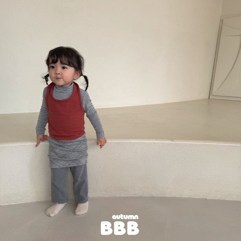 Bella Bambina - Korean Children Fashion - #stylishchildhood - Stripe Half Turtleneck Tee - 11