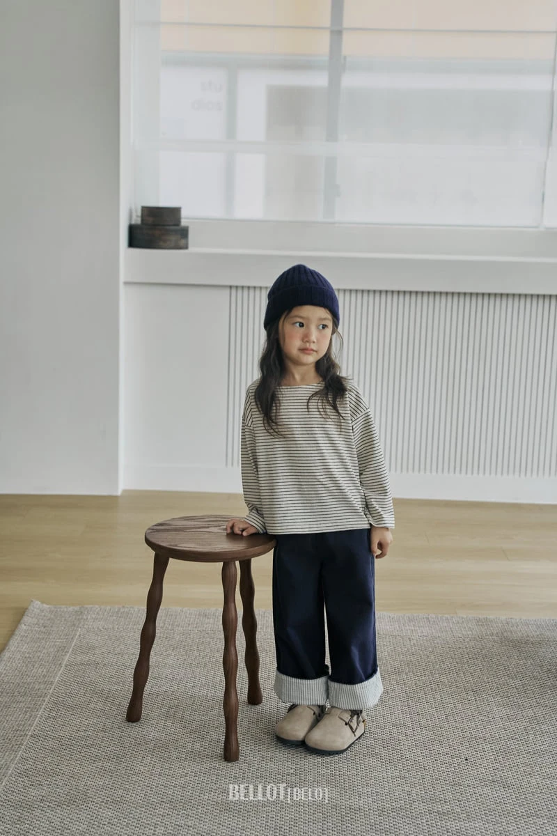 Bellot - Korean Children Fashion - #childofig - Mare Stripe Tee - 7