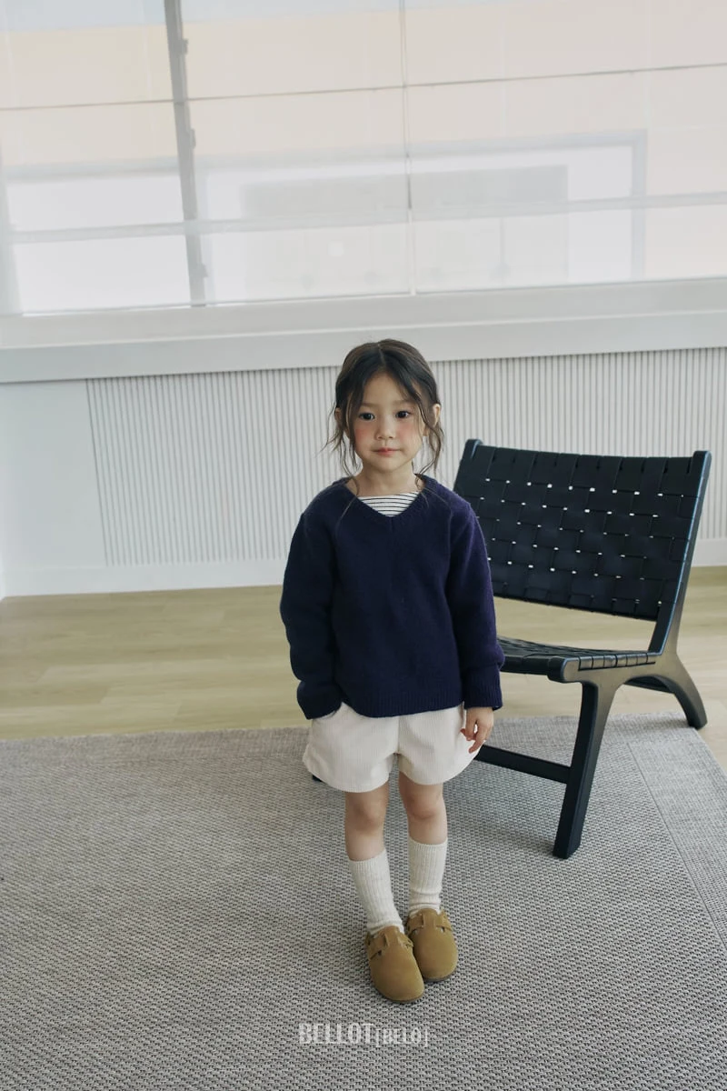 Bellot - Korean Children Fashion - #childofig - Foret Corduroy Shorts - 10