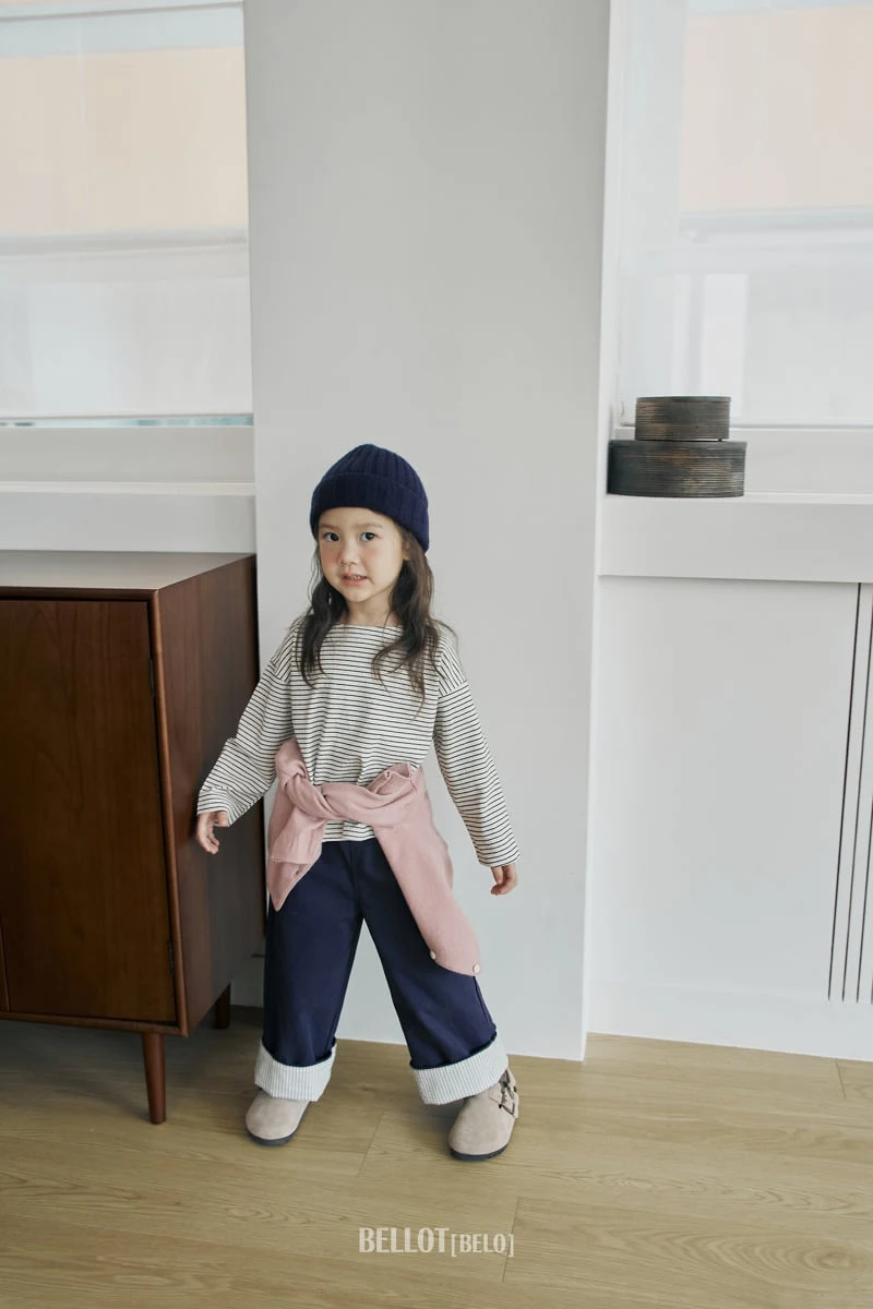 Bellot - Korean Children Fashion - #fashionkids - Mare Stripe Tee - 11