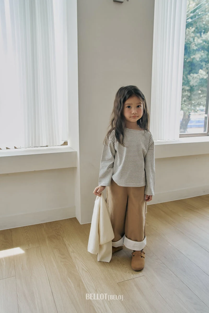 Bellot - Korean Children Fashion - #kidsstore - Turn-Up Pants - 9