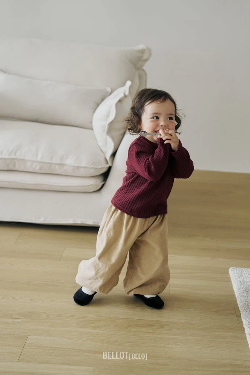 Bellot - Korean Children Fashion - #kidsstore - Oslo Golden Corduroy Pants - 7