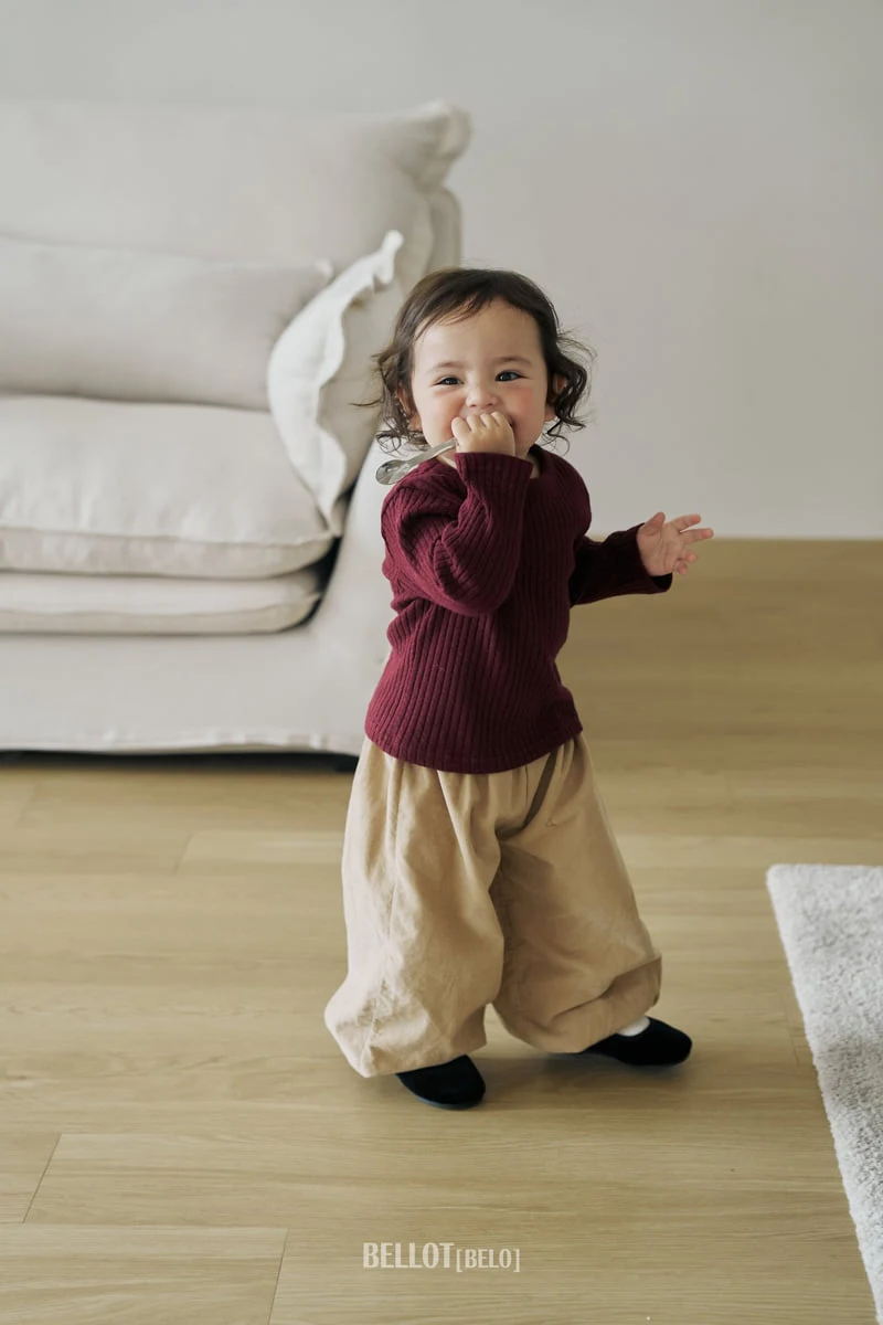 Bellot - Korean Children Fashion - #kidzfashiontrend - Oslo Golden Corduroy Pants - 8