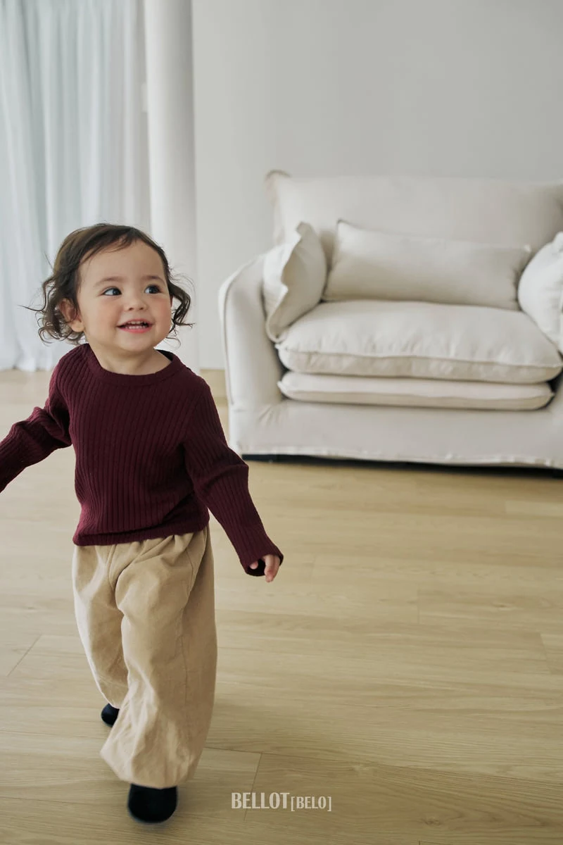 Bellot - Korean Children Fashion - #minifashionista - Oslo Golden Corduroy Pants - 12