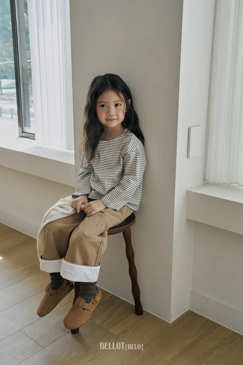 Bellot - Korean Children Fashion - #toddlerclothing - Mare Stripe Tee - 5
