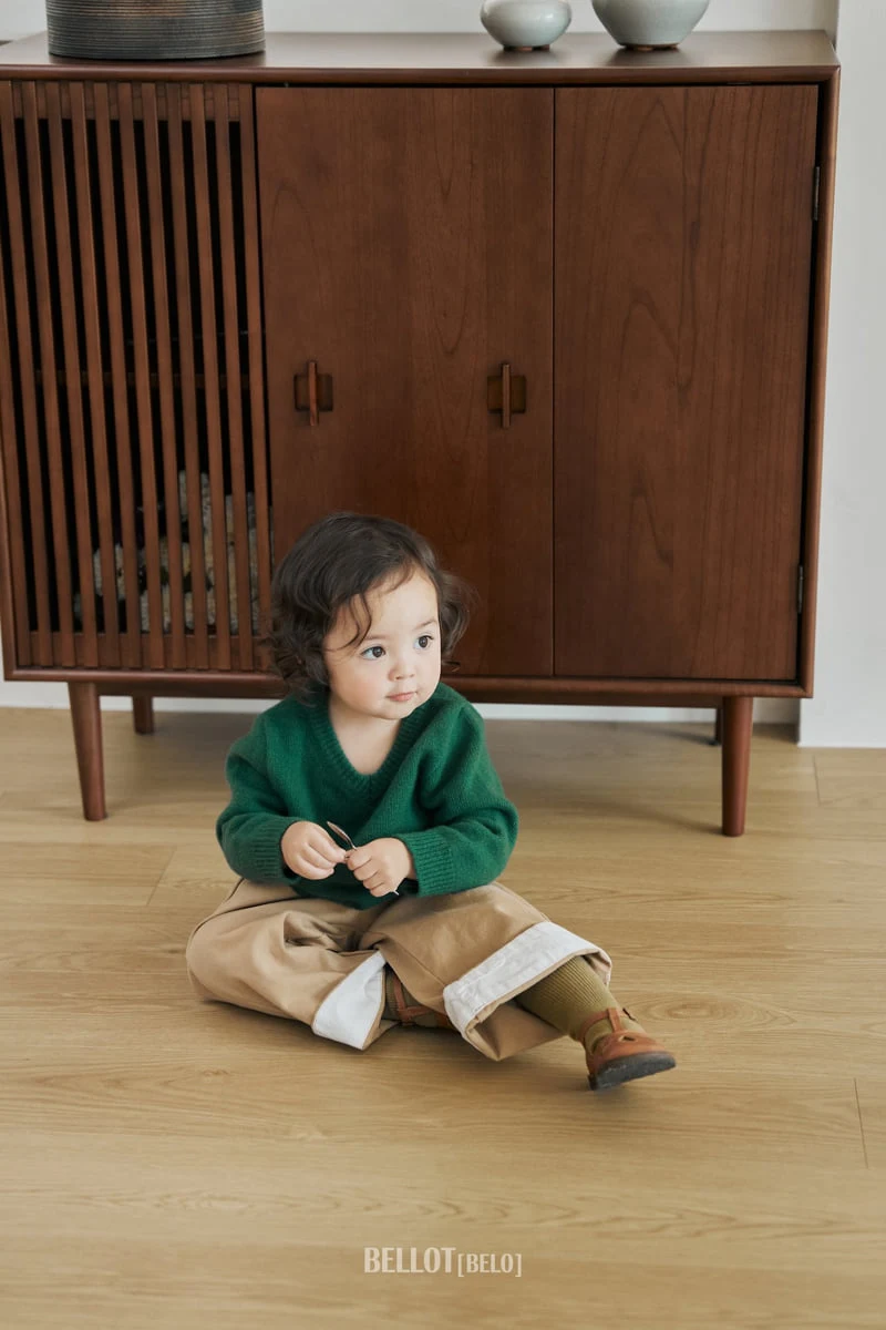 Bellot - Korean Children Fashion - #toddlerclothing - Turn-Up Pants