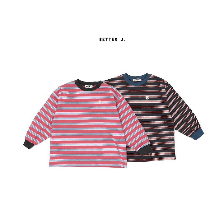 Better j - Korean Children Fashion - #childofig - Fase Stripe Tee