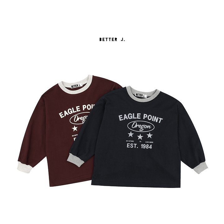 Better j - Korean Children Fashion - #childrensboutique - Eagle Colored Tee