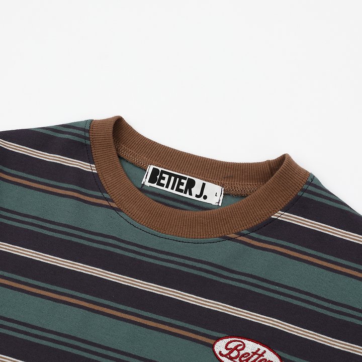 Better j - Korean Children Fashion - #discoveringself - Avenue Stripe Tee - 7