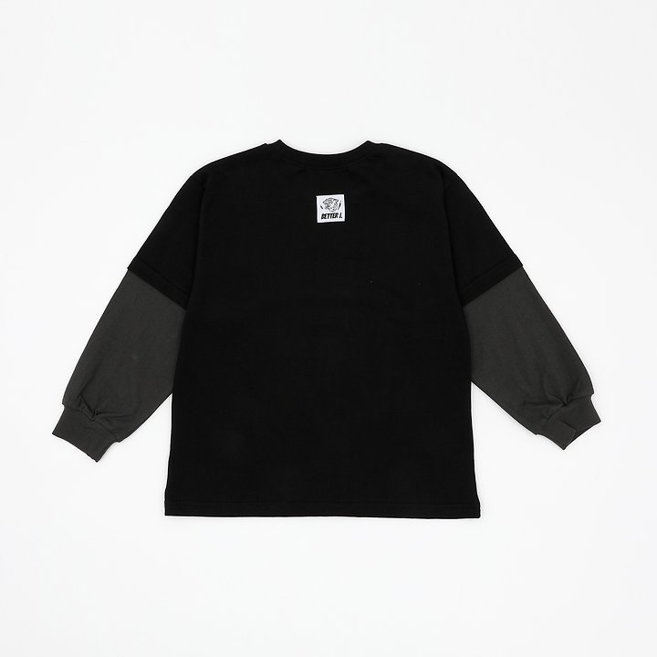 Better j - Korean Children Fashion - #fashionkids - Lettered Blend Tee - 4