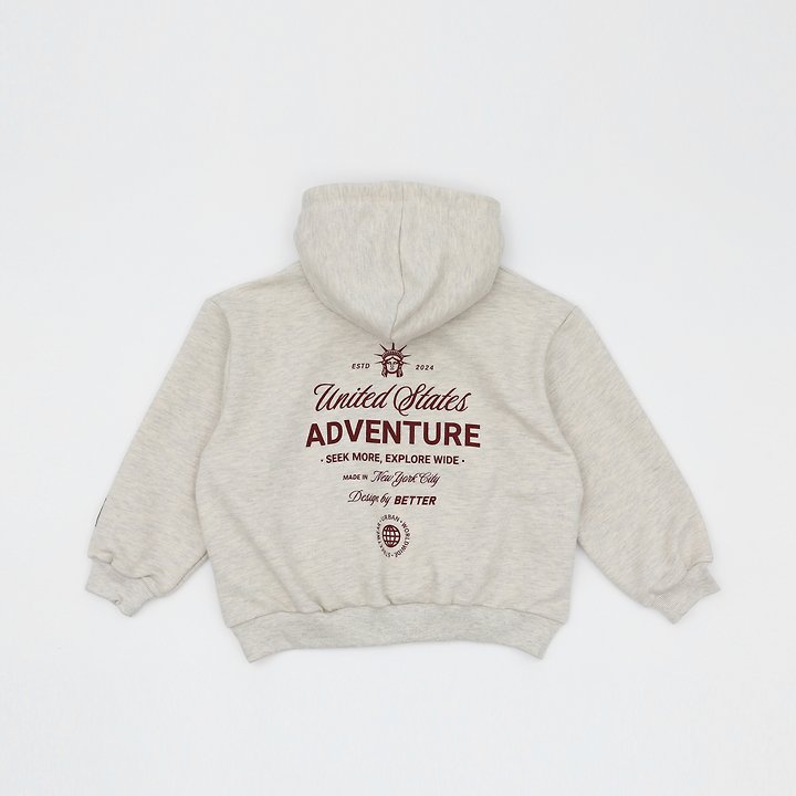 Better j - Korean Children Fashion - #kidsshorts - Adventure Hoodie - 4