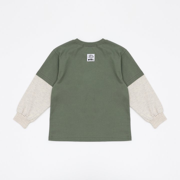 Better j - Korean Children Fashion - #kidzfashiontrend - Lettered Blend Tee - 6