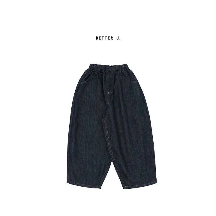 Better j - Korean Children Fashion - #kidzfashiontrend - Non Fade Denim Pants
