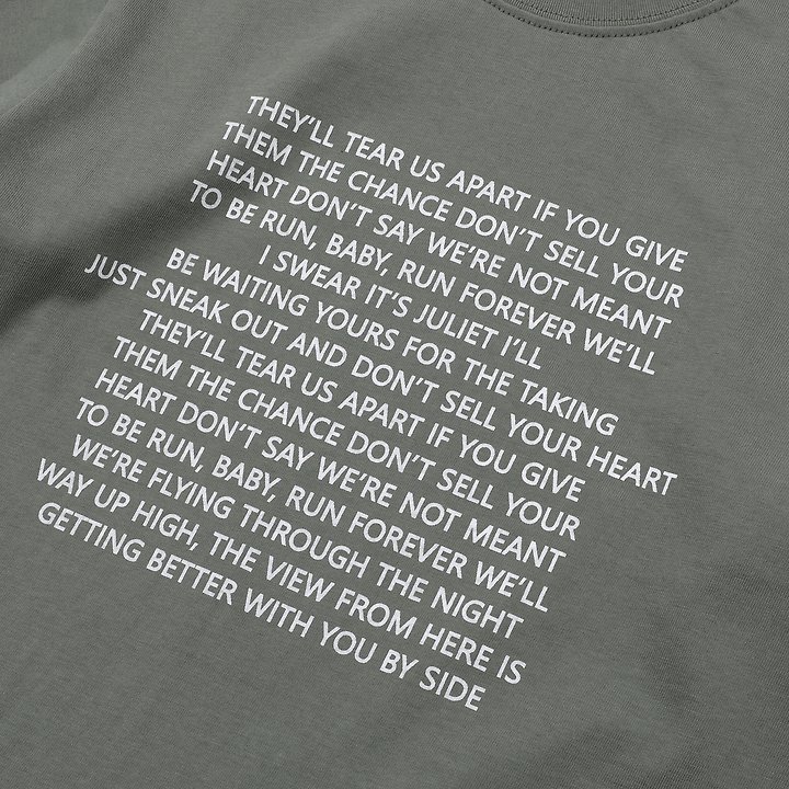 Better j - Korean Children Fashion - #littlefashionista - Lettered Blend Tee - 8