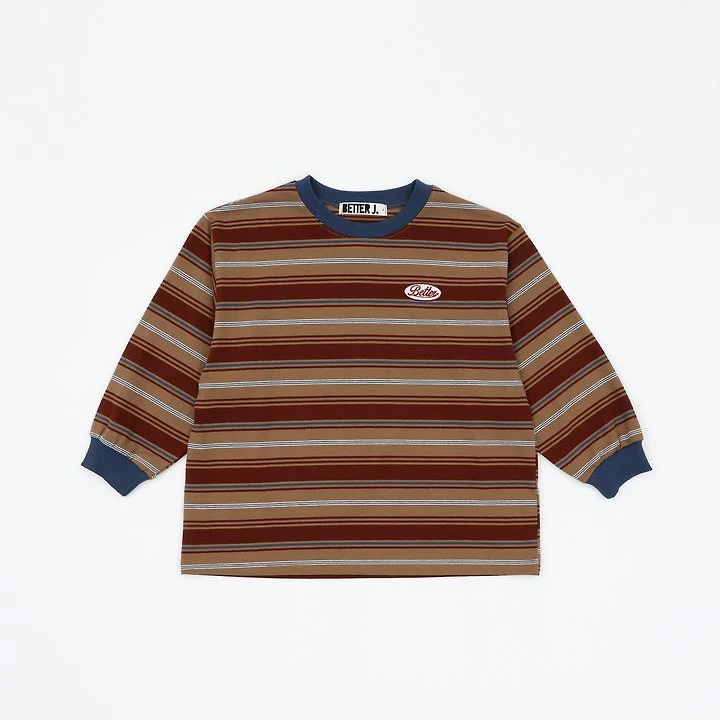 Better j - Korean Children Fashion - #stylishchildhood - Avenue Stripe Tee - 3