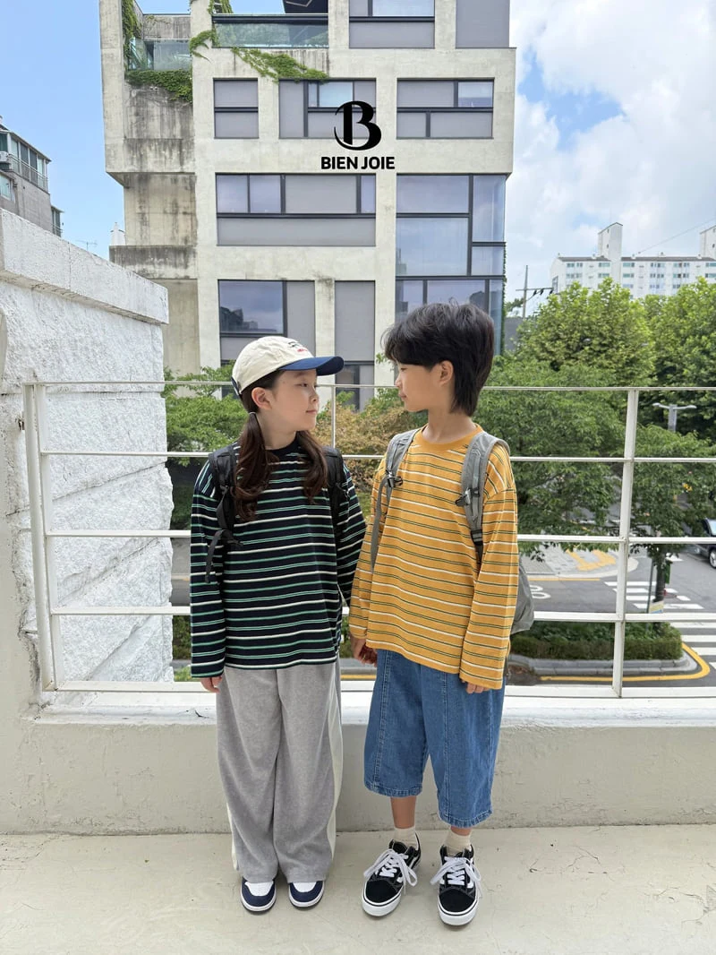 Bien Joie - Korean Children Fashion - #childrensboutique - Ryan Stripe Tee - 5