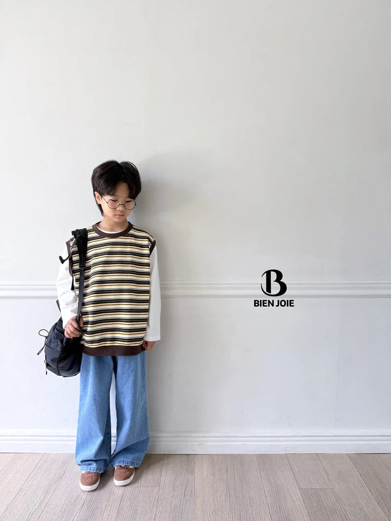 Bien Joie - Korean Children Fashion - #childofig - Mao Denim Pants - 4