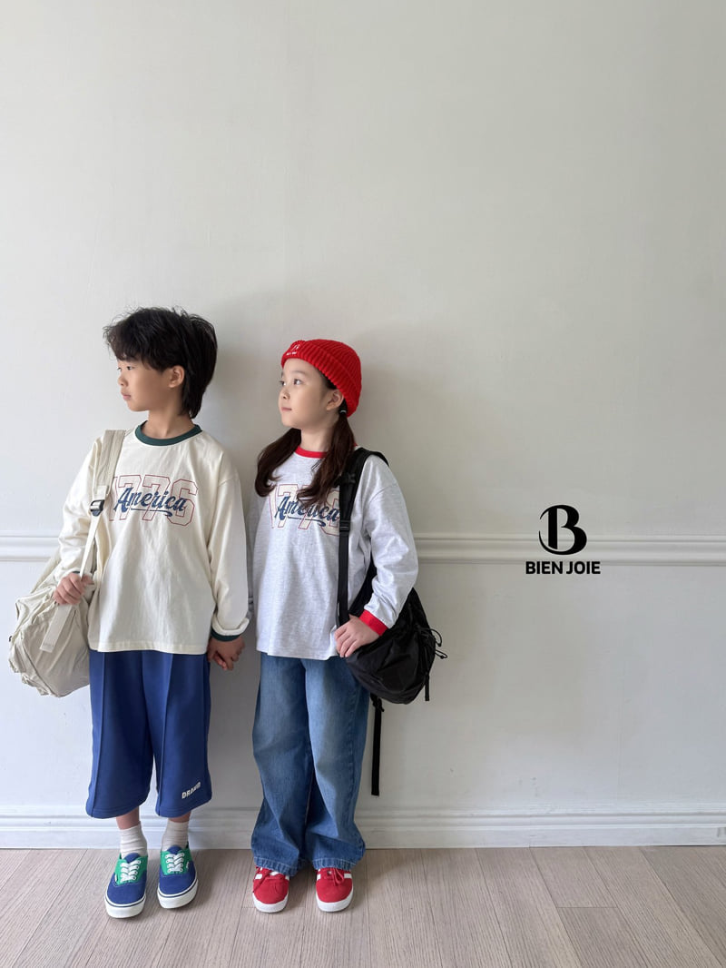 Bien Joie - Korean Children Fashion - #fashionkids - Bacha Colored Tee - 5