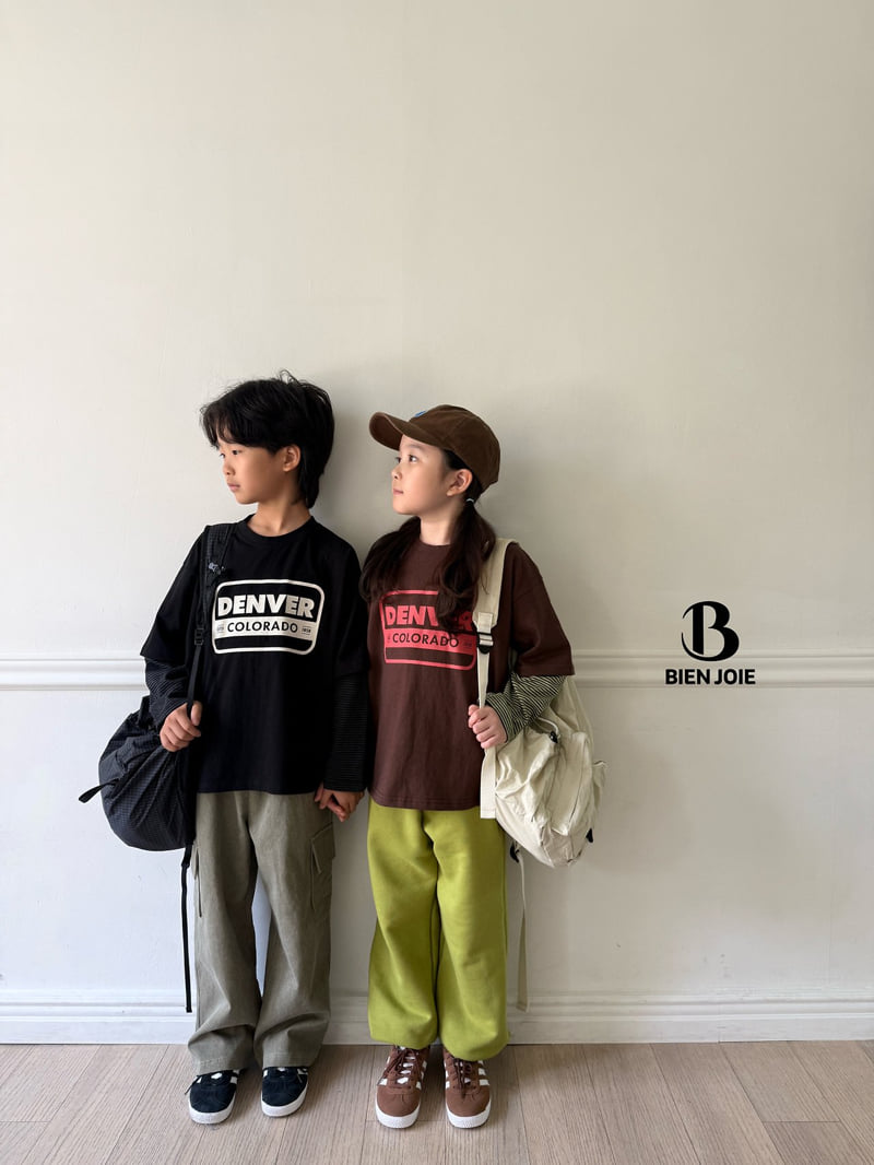 Bien Joie - Korean Children Fashion - #kidsstore - Hidden Double Tee - 3