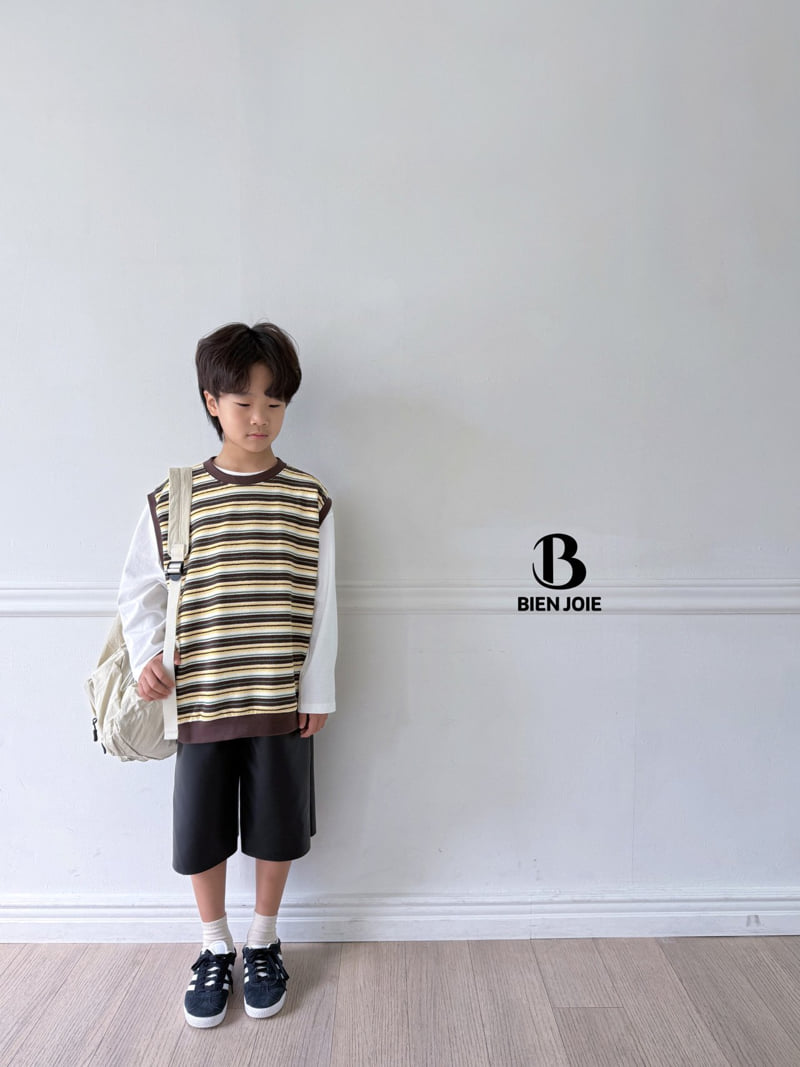 Bien Joie - Korean Children Fashion - #kidsstore - K Stripe Vest - 10