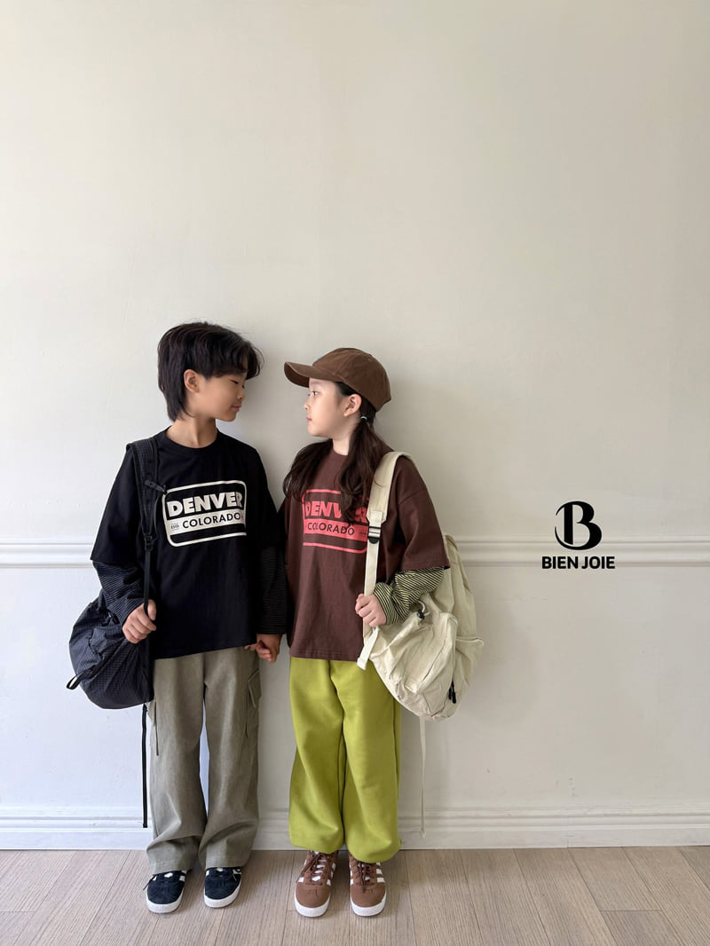Bien Joie - Korean Children Fashion - #kidsstore - Hidden Double Tee - 4