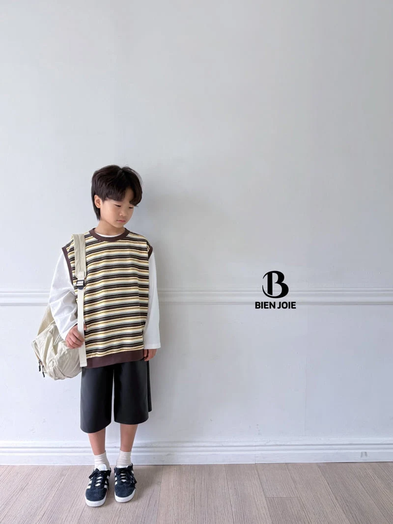 Bien Joie - Korean Children Fashion - #kidzfashiontrend - K Stripe Vest - 11