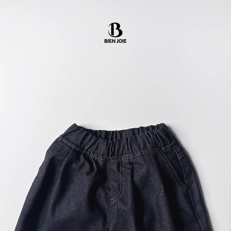 Bien Joie - Korean Children Fashion - #littlefashionista - Normal Midi Denim Pants - 12