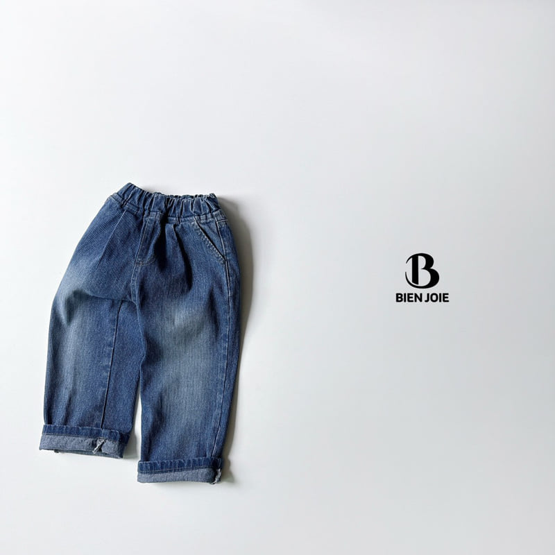 Bien Joie - Korean Children Fashion - #minifashionista - Logan Corduroy Denim Pants - 3