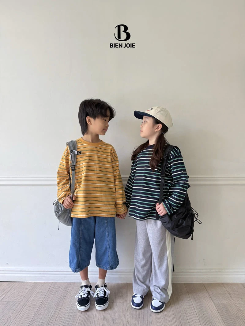 Bien Joie - Korean Children Fashion - #stylishchildhood - Ryan Stripe Tee - 3