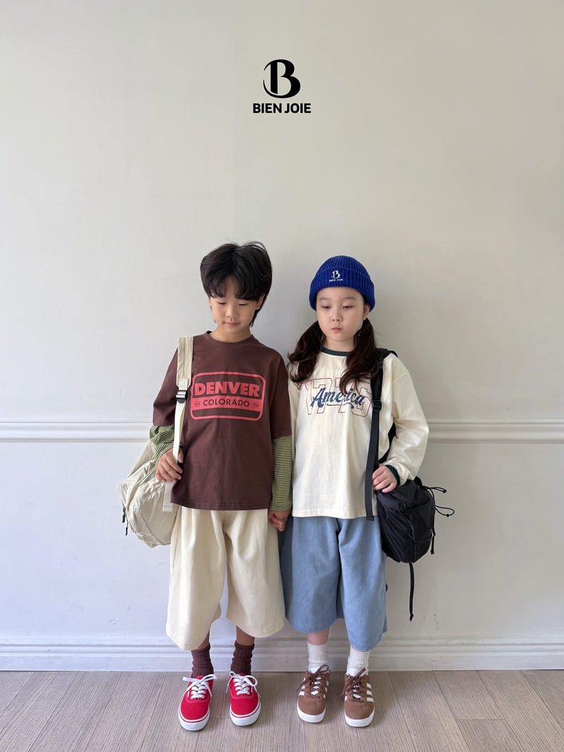 Bien Joie - Korean Children Fashion - #stylishchildhood - Hidden Double Tee - 12