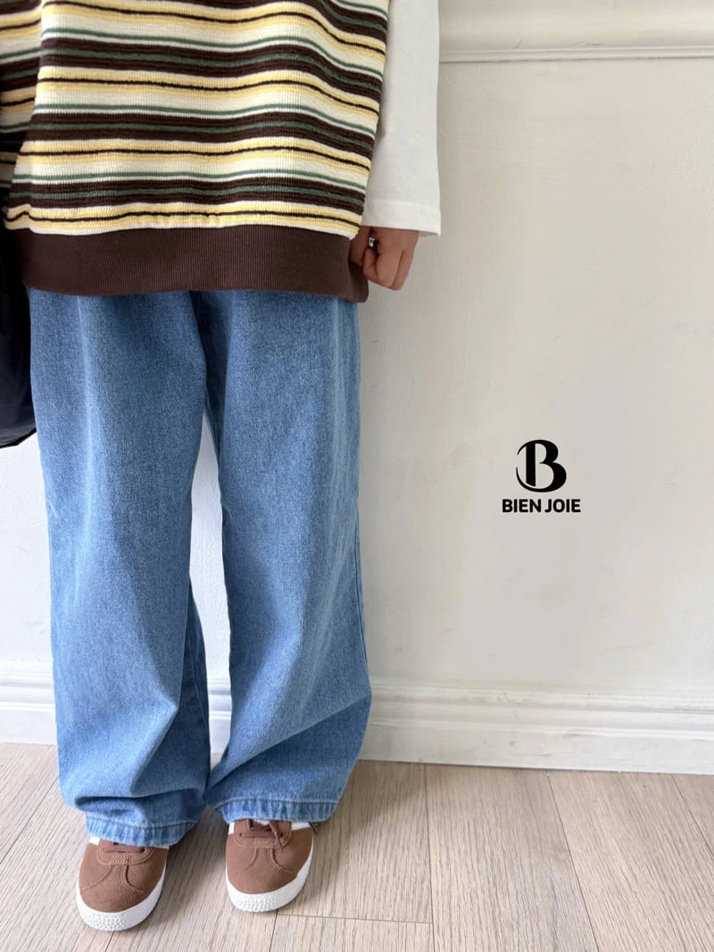 Bien Joie - Korean Children Fashion - #stylishchildhood - Mao Denim Pants - 2