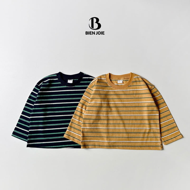 Bien Joie - Korean Children Fashion - #todddlerfashion - Ryan Stripe Tee