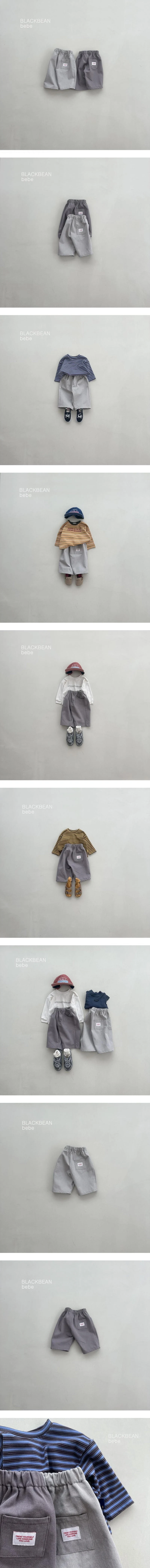 Black Bean - Korean Baby Fashion - #babyfever - Marble Bebe Pants