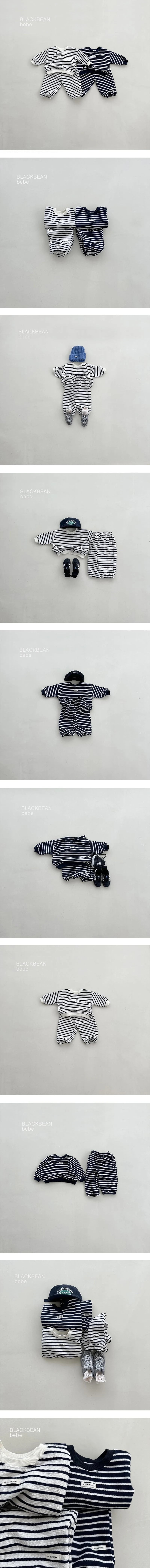 Black Bean - Korean Baby Fashion - #babywear - Emotion Bebe Set - 2